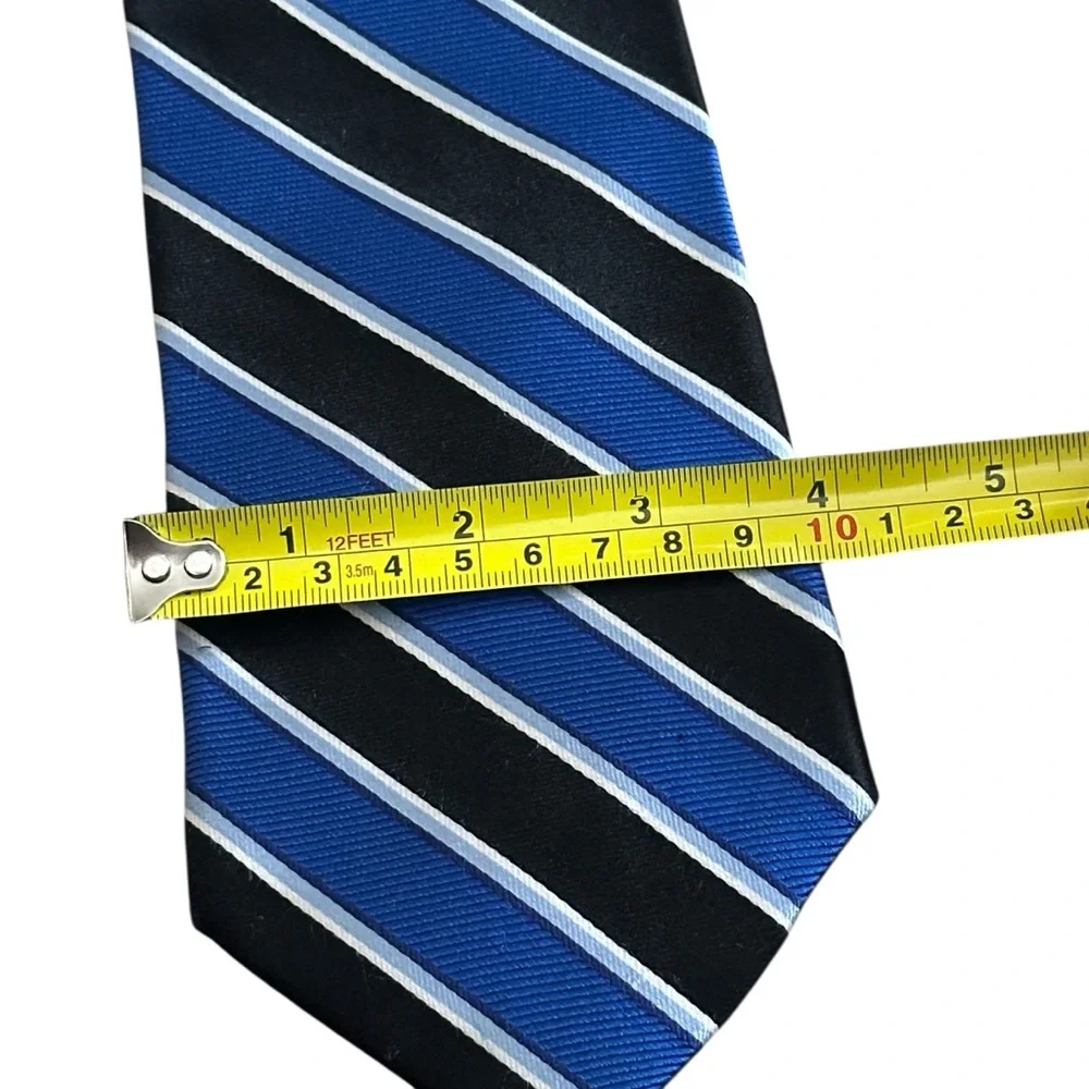 The Tie Bar Lot of 2 Striped Men Silk Neck Ties‎